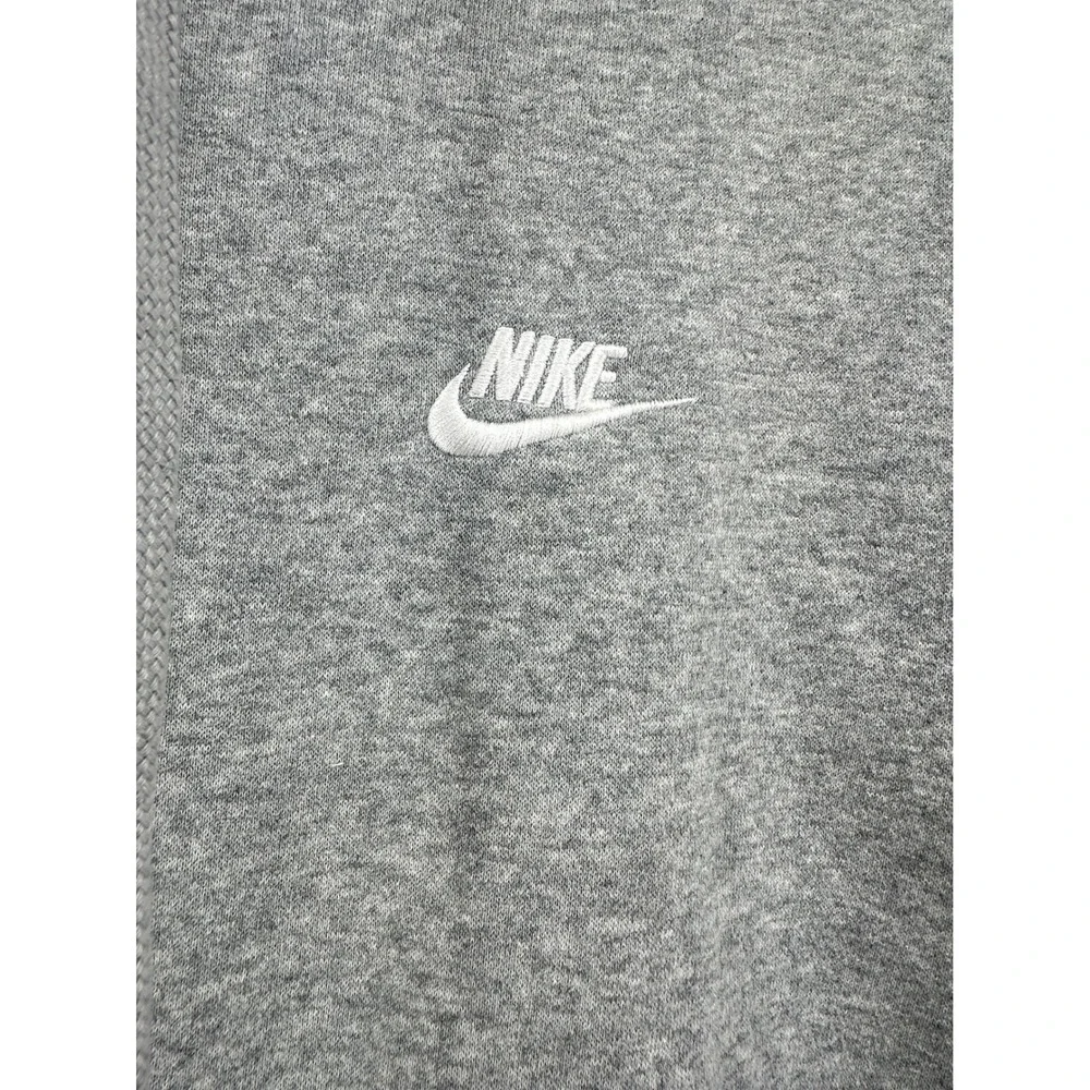 Nike Sportswear Club Fleece Pullover Hoodie Heather Grey Mens Small